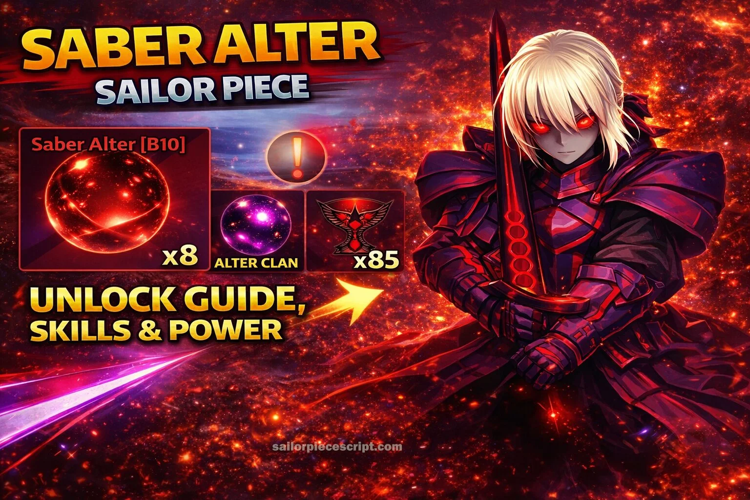 Saber Alter Sailor Piece