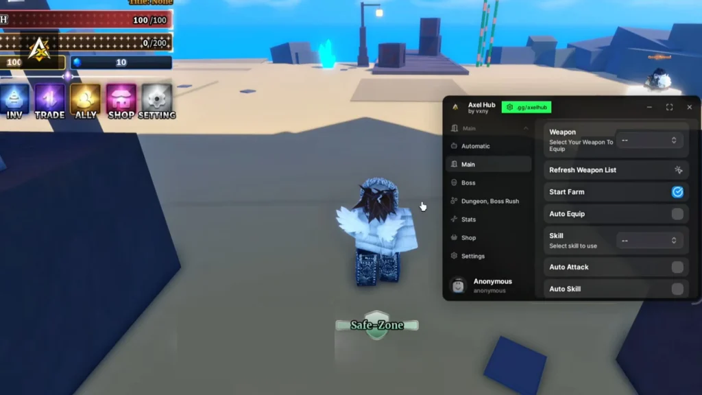 Sailor Piece Script Axel Hub